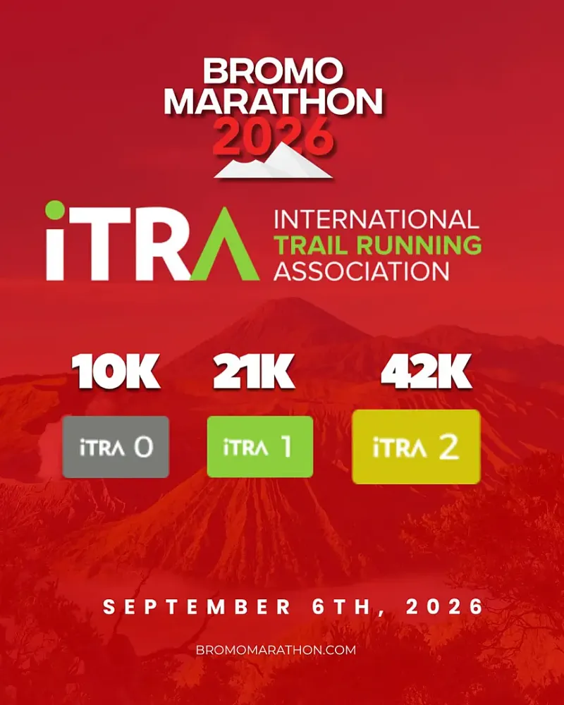 Poster event Bromo Marathon 2026 di Pasuruan pada Minggu, 6 Sep 2026
