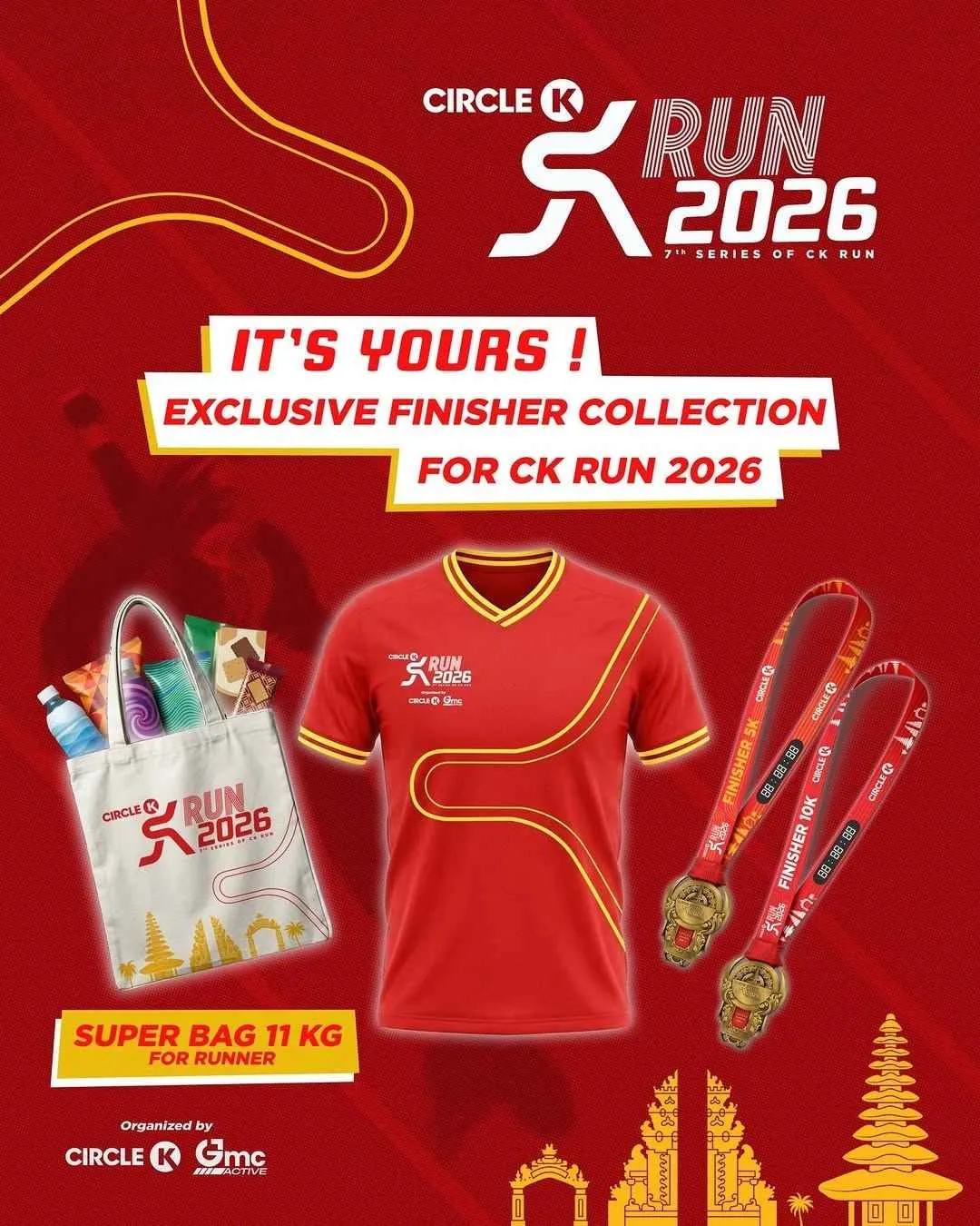 Poster event Circle K Run 2026 di Denpasar pada Minggu, 2 Agu 2026