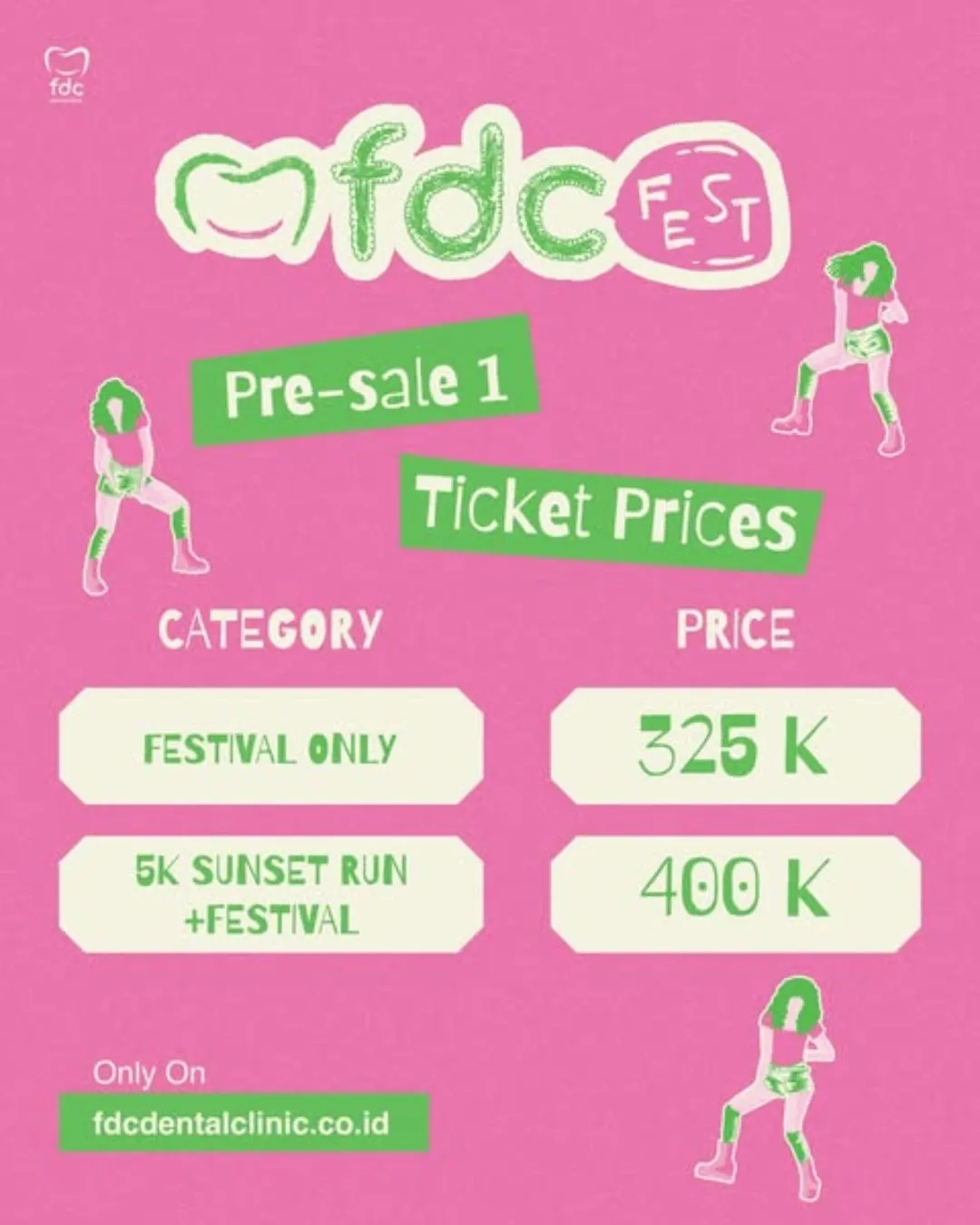 Poster event FDC Fest 2026 di Jakarta Pusat pada Sabtu, 9 Mei 2026