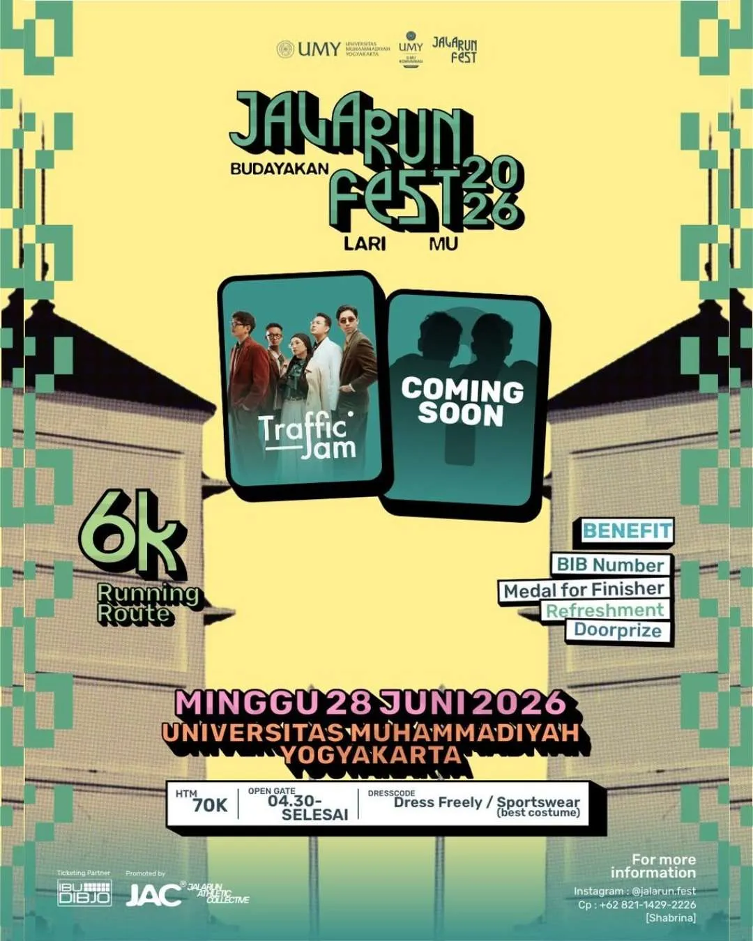 Poster event JalaRun Fest 2026 di Bantul pada Minggu, 28 Jun 2026