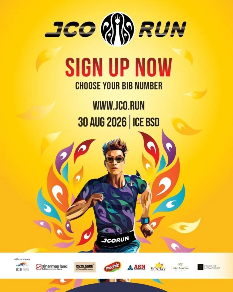 Poster event JCO Run 2026 di Tangerang pada Minggu, 30 Agu 2026