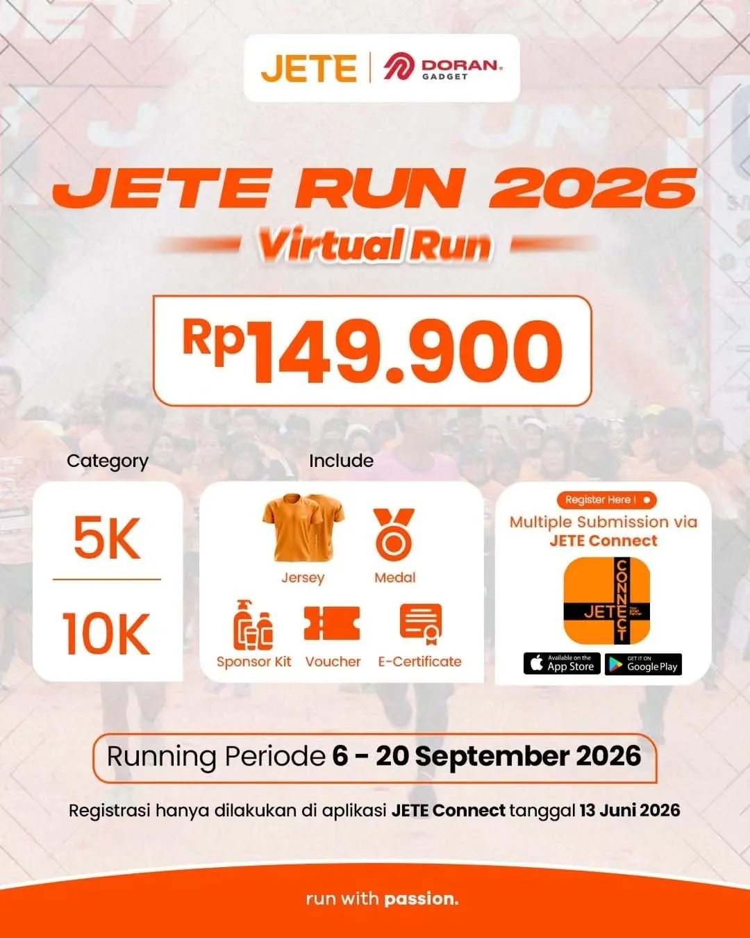 Poster event virtual JETE Virtual Run 2026
