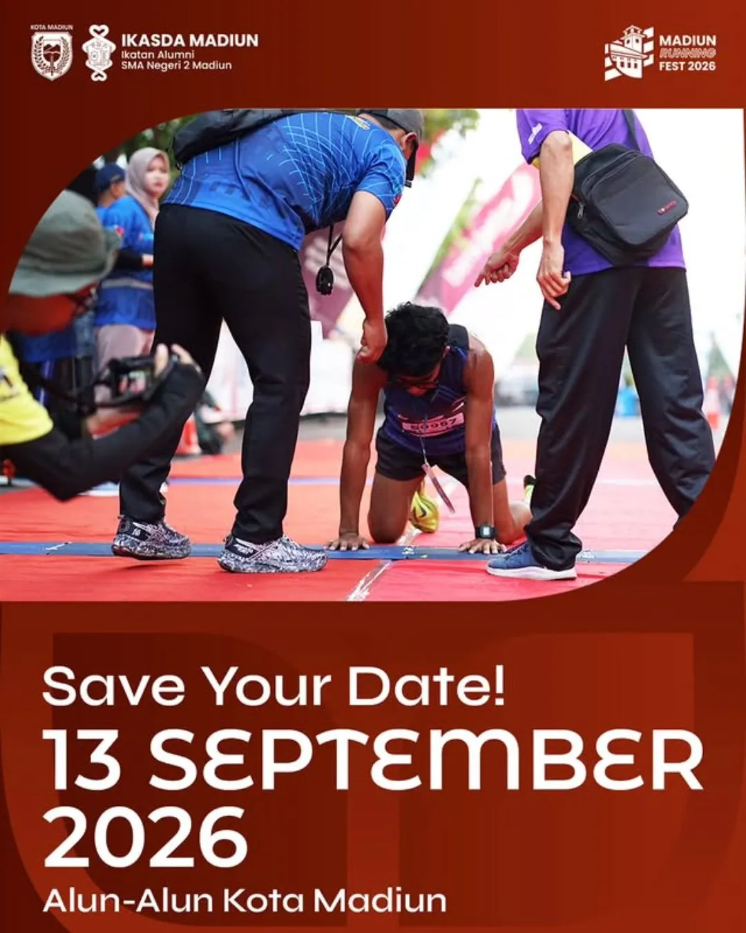 Poster event Madiun Running Fest 2026 di Madiun pada Minggu, 13 Sep 2026