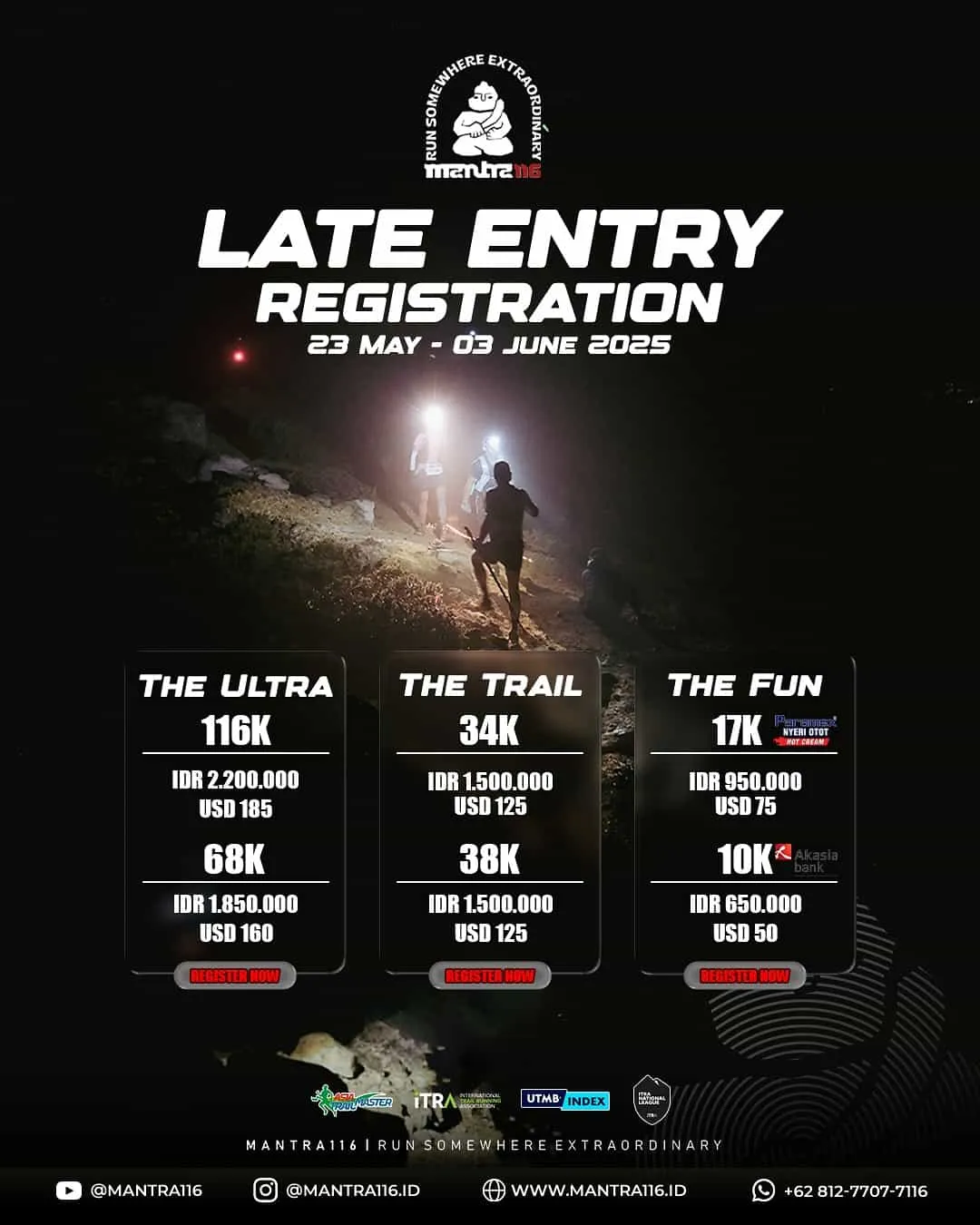 Poster event Mantra116 2025 di Pasuruan pada Jumat, 4 Jul 2025 – 6 Jul 2025