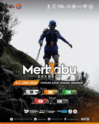 Poster event Merbabu Skyrace 2026 di Semarang pada Sabtu, 6 Jun 2026 – 7 Jun 2026