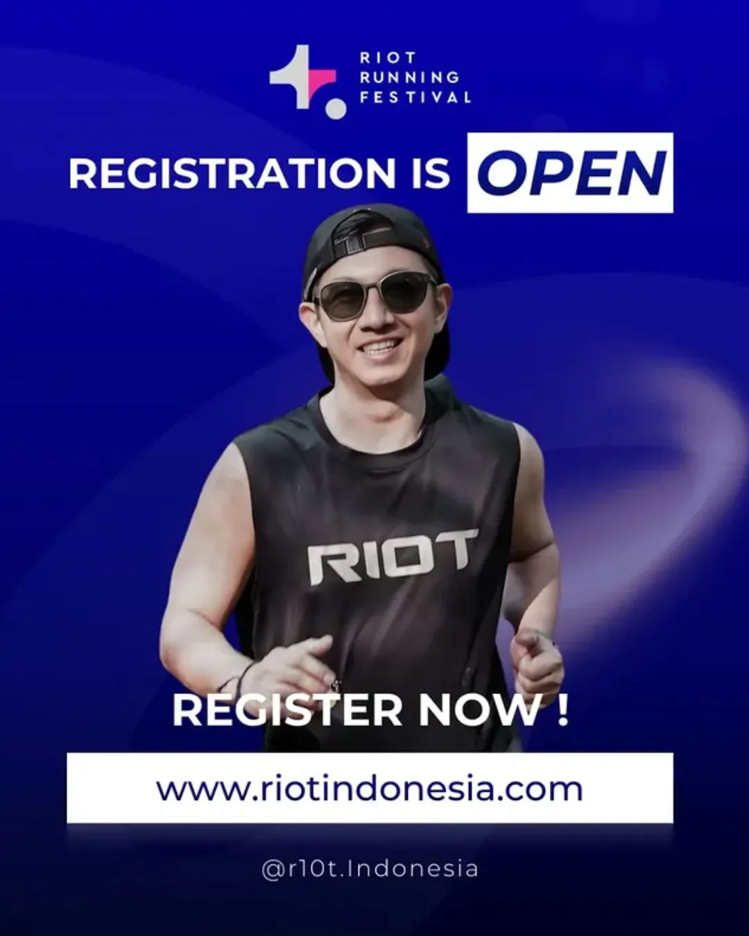 Poster event Riot Running Festival 2026 di Surabaya pada Minggu, 2 Agu 2026
