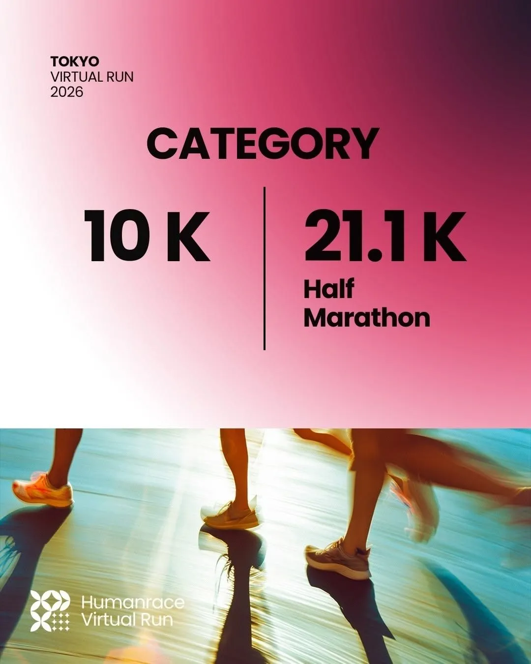 Poster event virtual Tokyo Virtual Run 2026