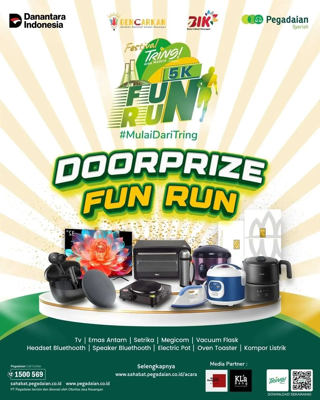 Poster event TRING Fun Run 2026 di Bangkalan pada Minggu, 25 Jan 2026